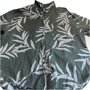 Stars Above Hawaiian Pattern Shirt LG Short Sleeve Comfort Button Up‎